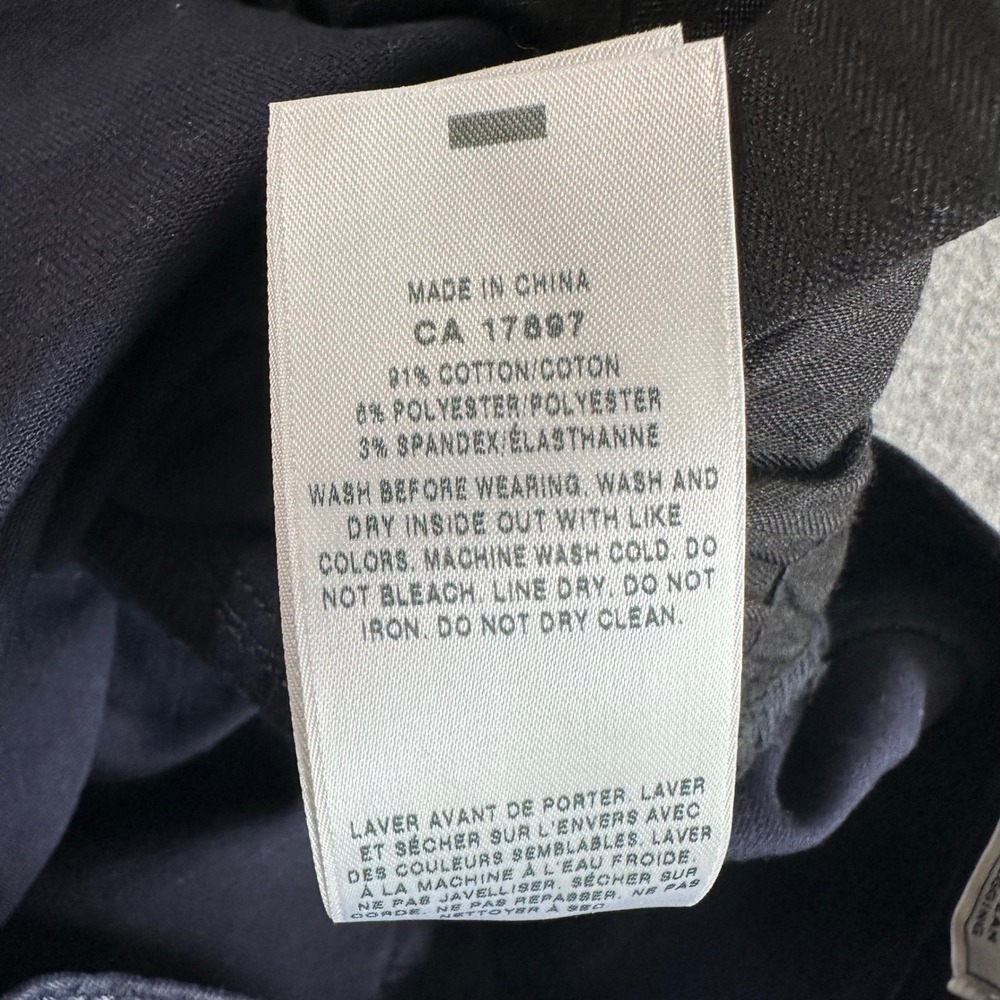 Gap 1969 Legging Jeans Navy Blue Coated Waxed Moto Skinny‎ Denim Womens Size 28 - Picture 11 of 12